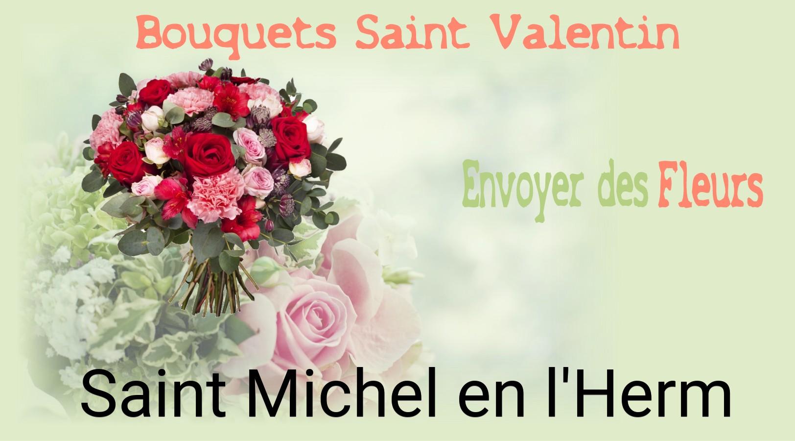 Roses de Saint-Valentin livrées à Saint-Michel-en-l'Herm
